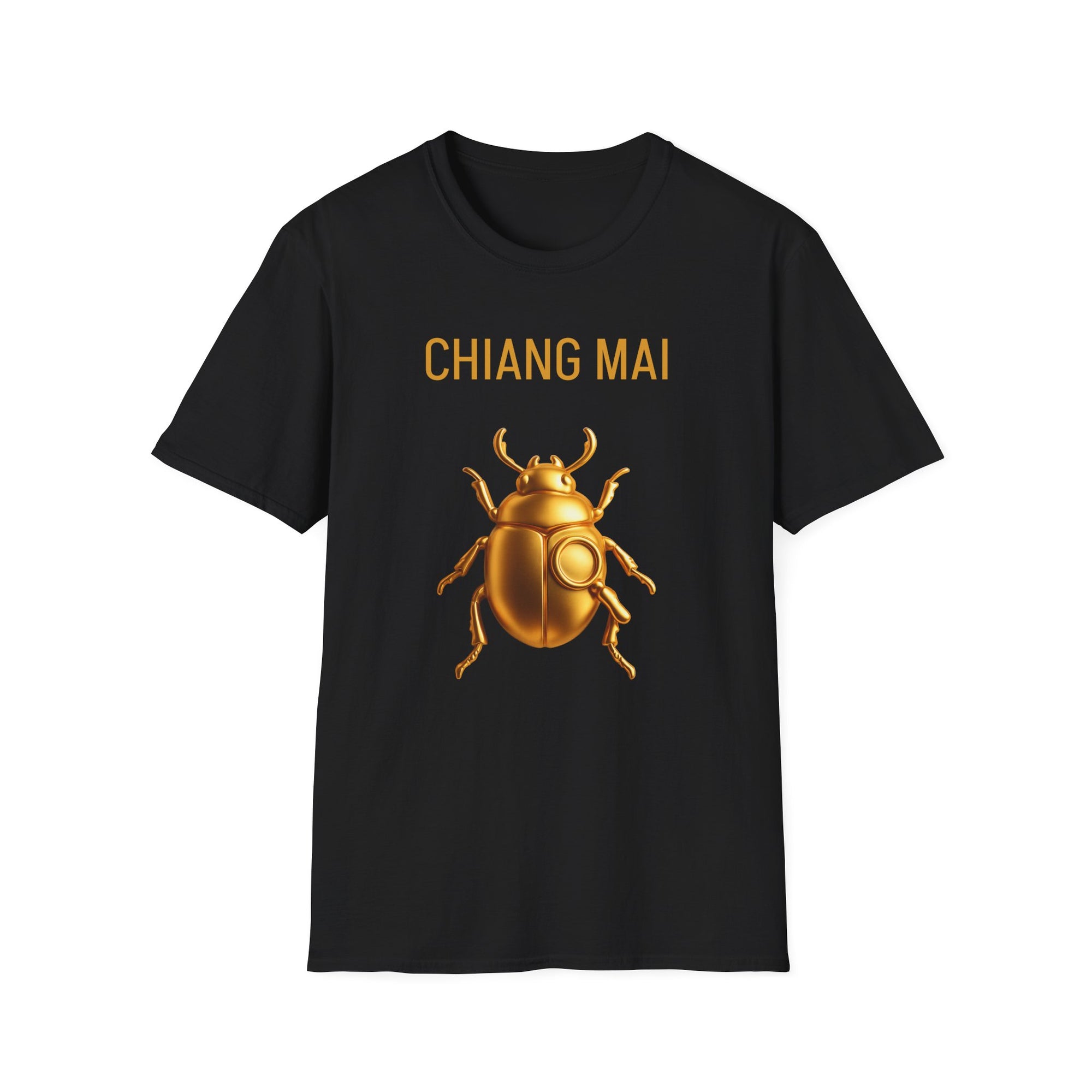 Chiang Mai - Golden Beetle Unisex Softstyle T-Shirt
