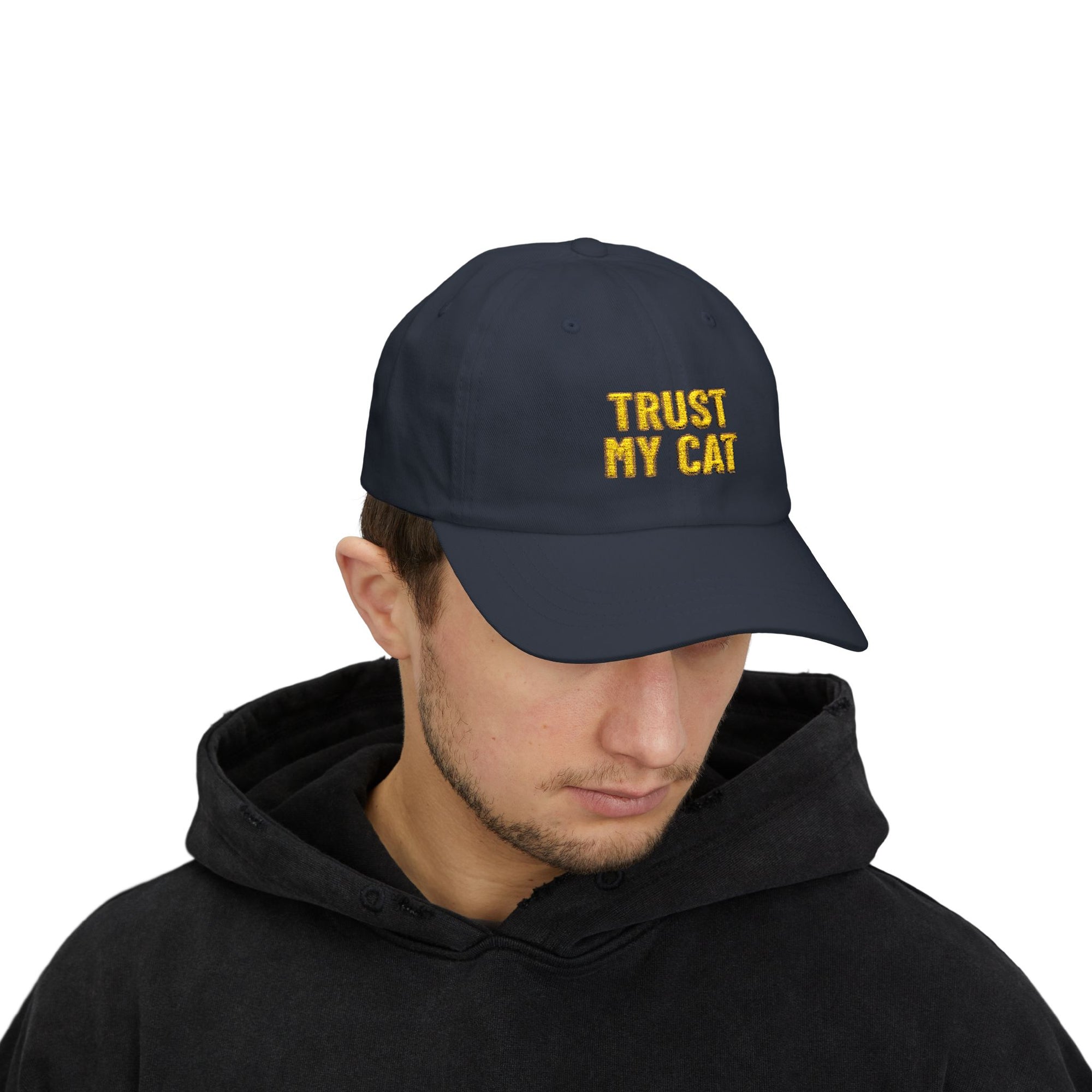 TRUST MY CAT Cap – Funny Embroidered Dad Hat for Cat Animal Lovers Gift