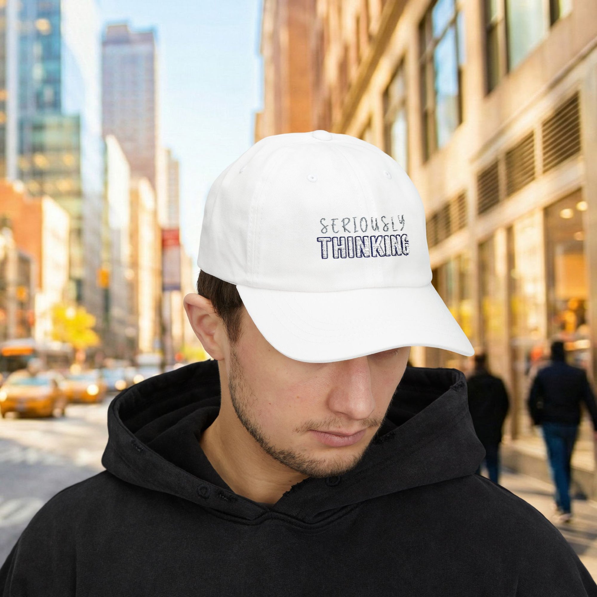 Seriously Thinking Classic Dad Cap