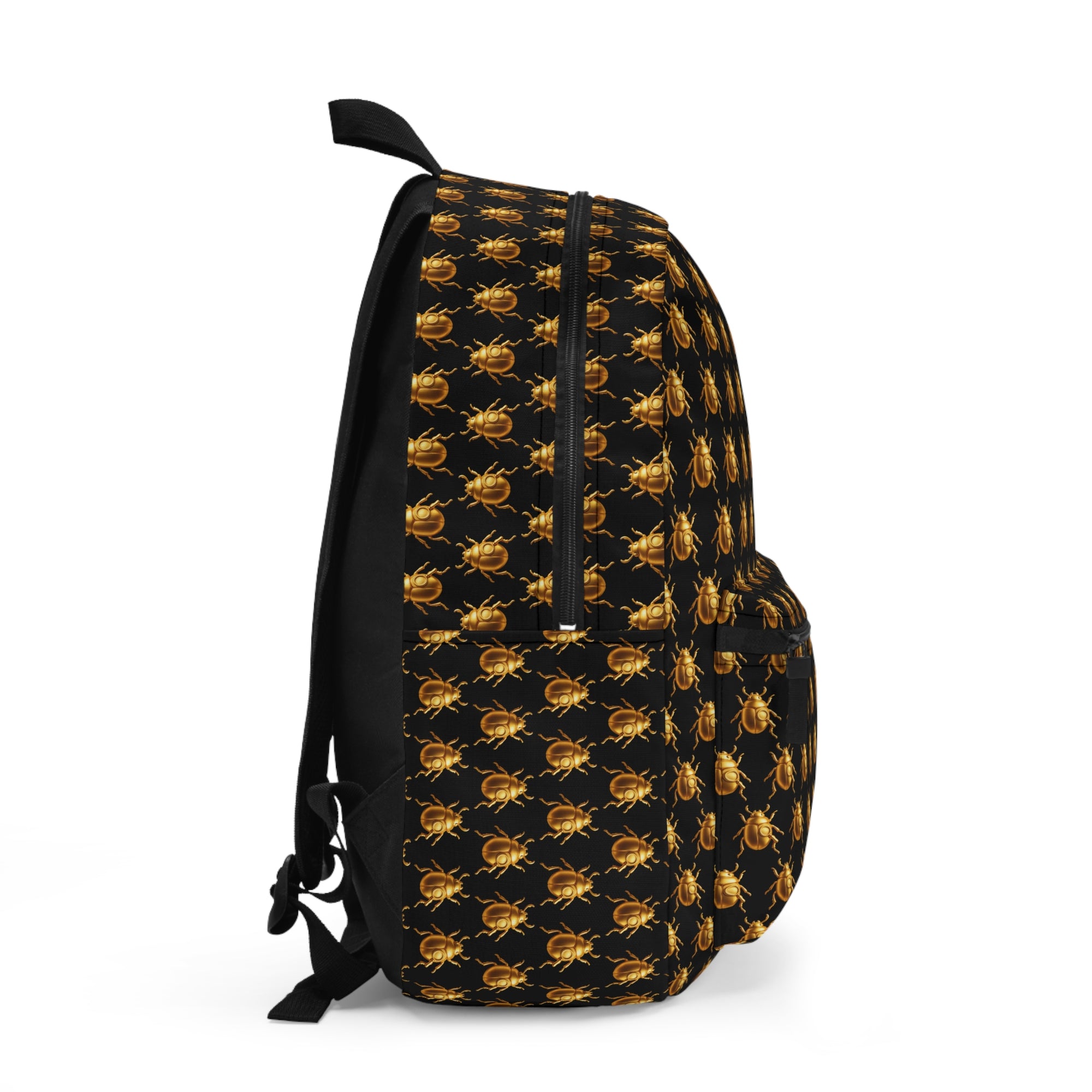 The Scarab Squad Backpack – Gold Insect Edition For Men & Women