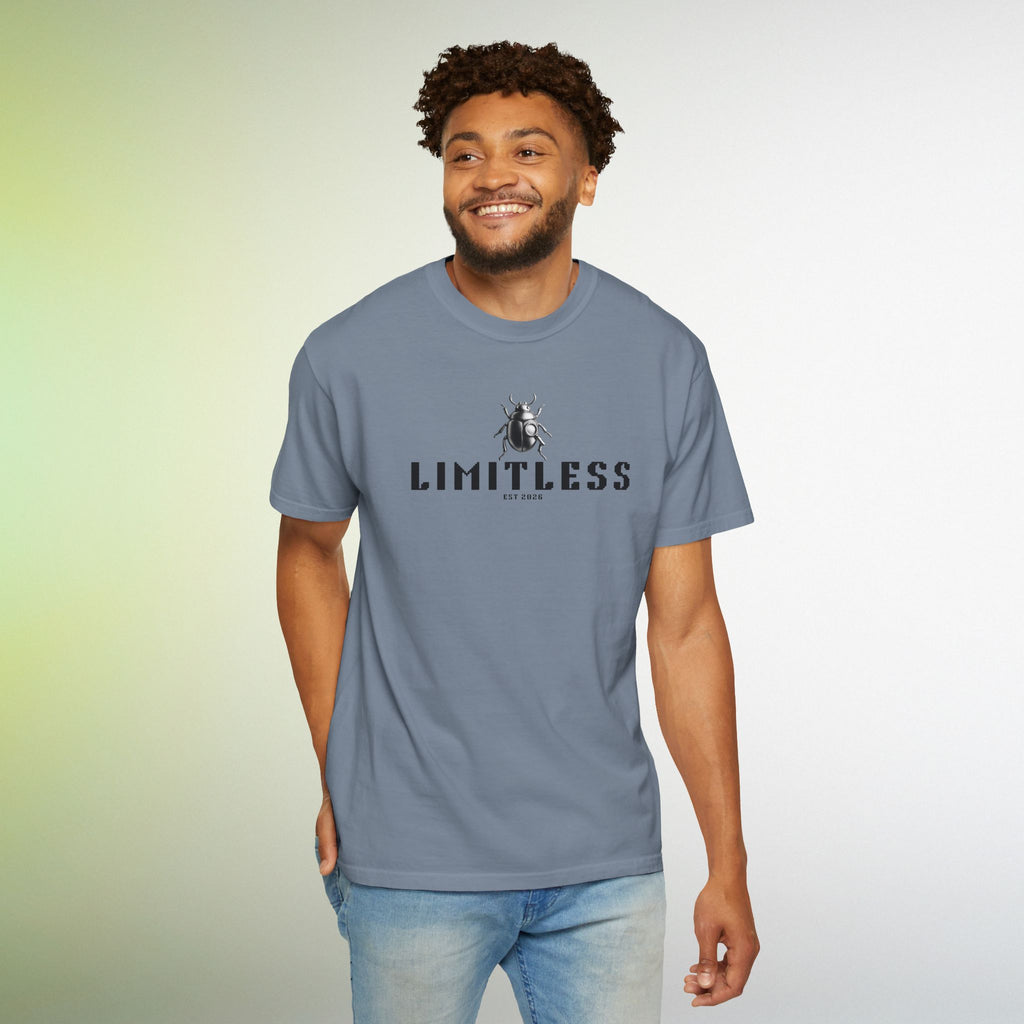 Minimal Beetle T Shirt | Black Scarab Graphic Tee | Custom Est Year Shirt Symbolic Insect Art T-Shirt | Unisex Streetwear Tee