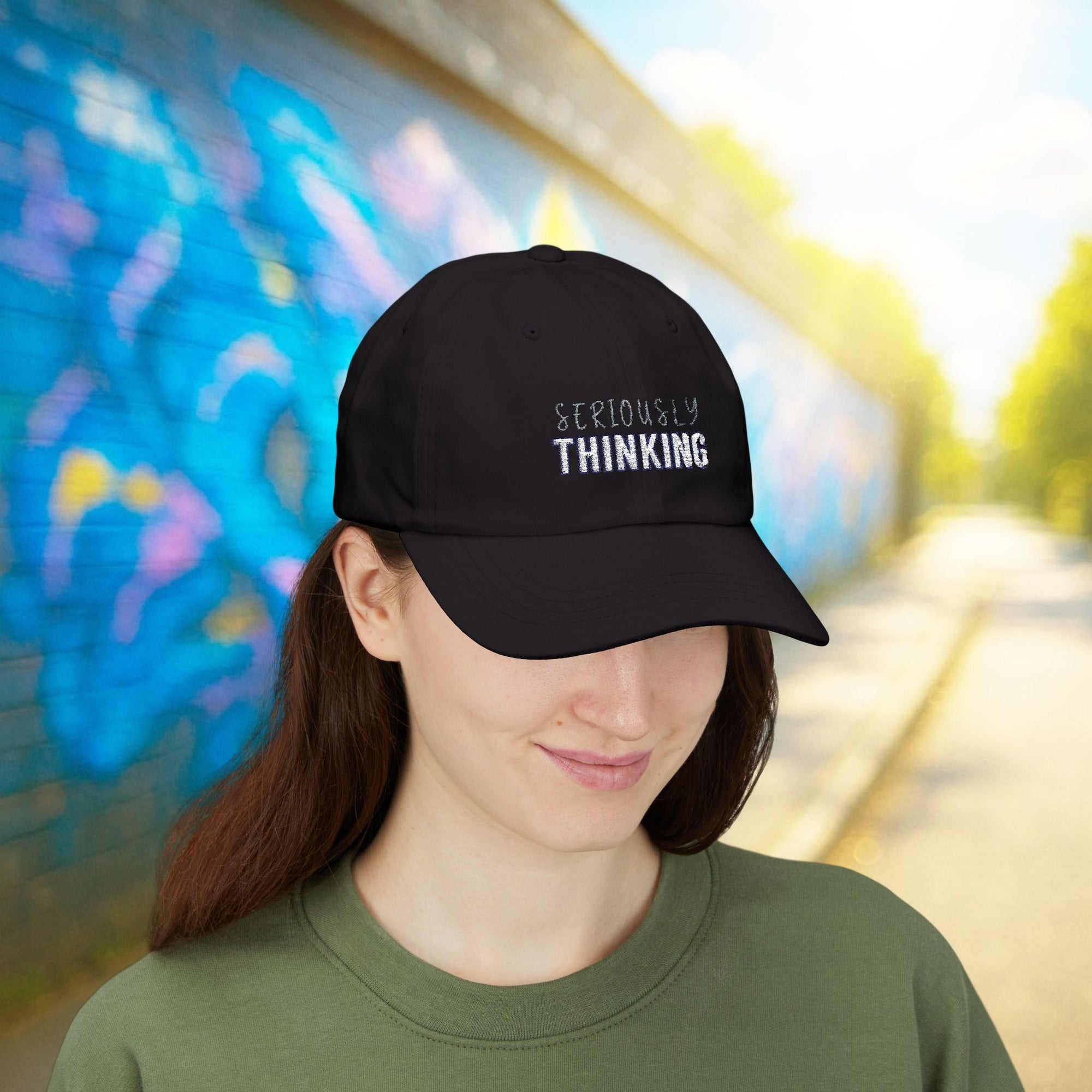 Seriously Thinking Classic Dad Cap