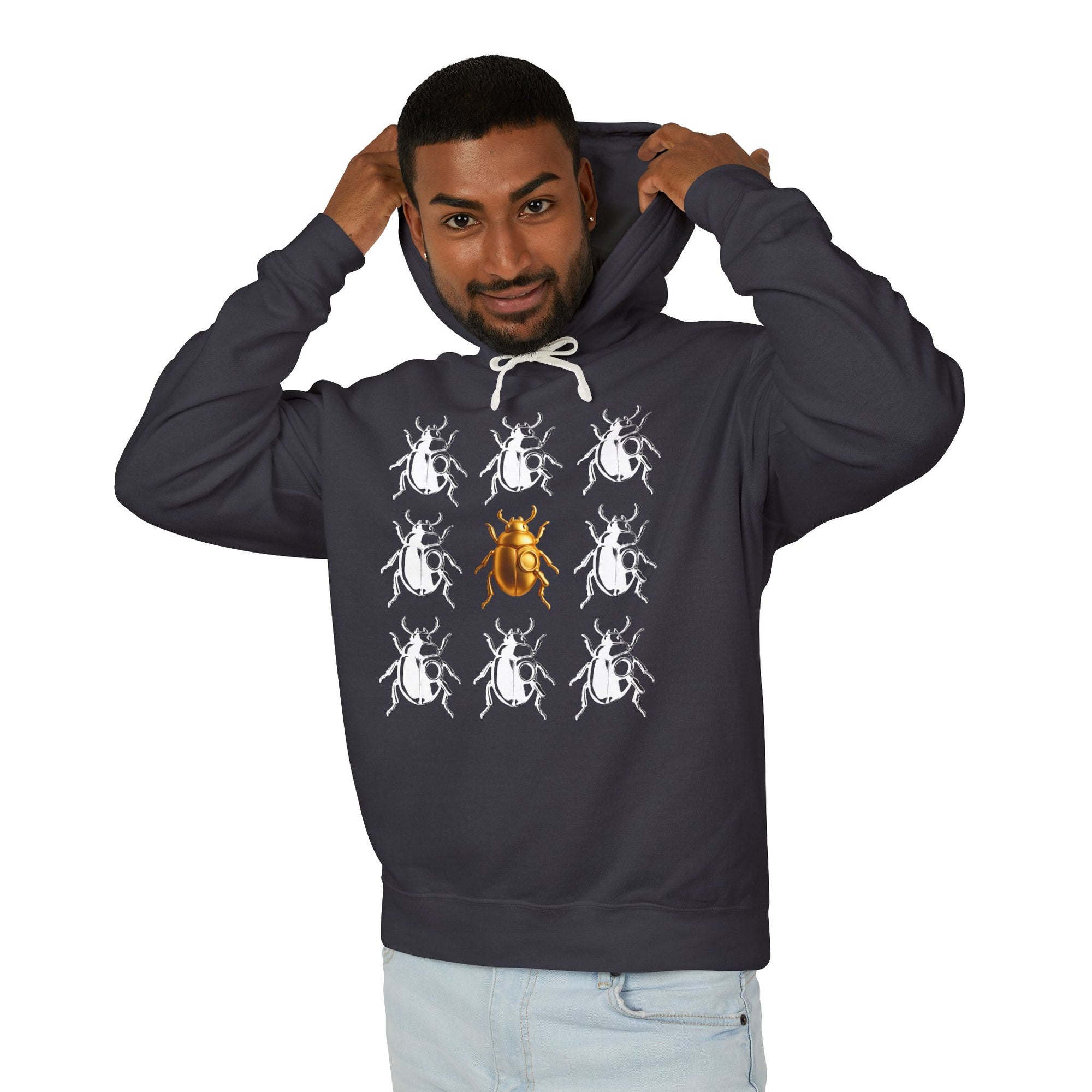 "ONE BUG TO RULE THEM ALL" Unisex Lightweight Hooded Sweatshirt