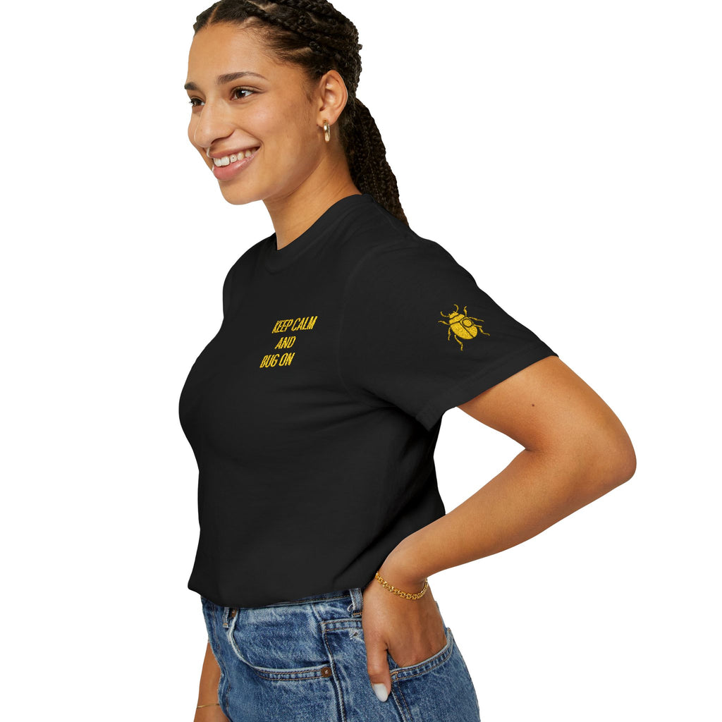 "BUGGED-OUT DAYS" Unisex Garment-Dyed T-shirt With Embroidery