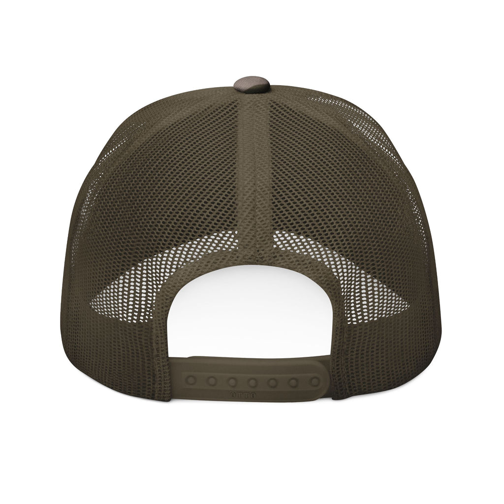 "FIND THE BEETLE NOT" Camouflage Trucker Hat (Embroidery)