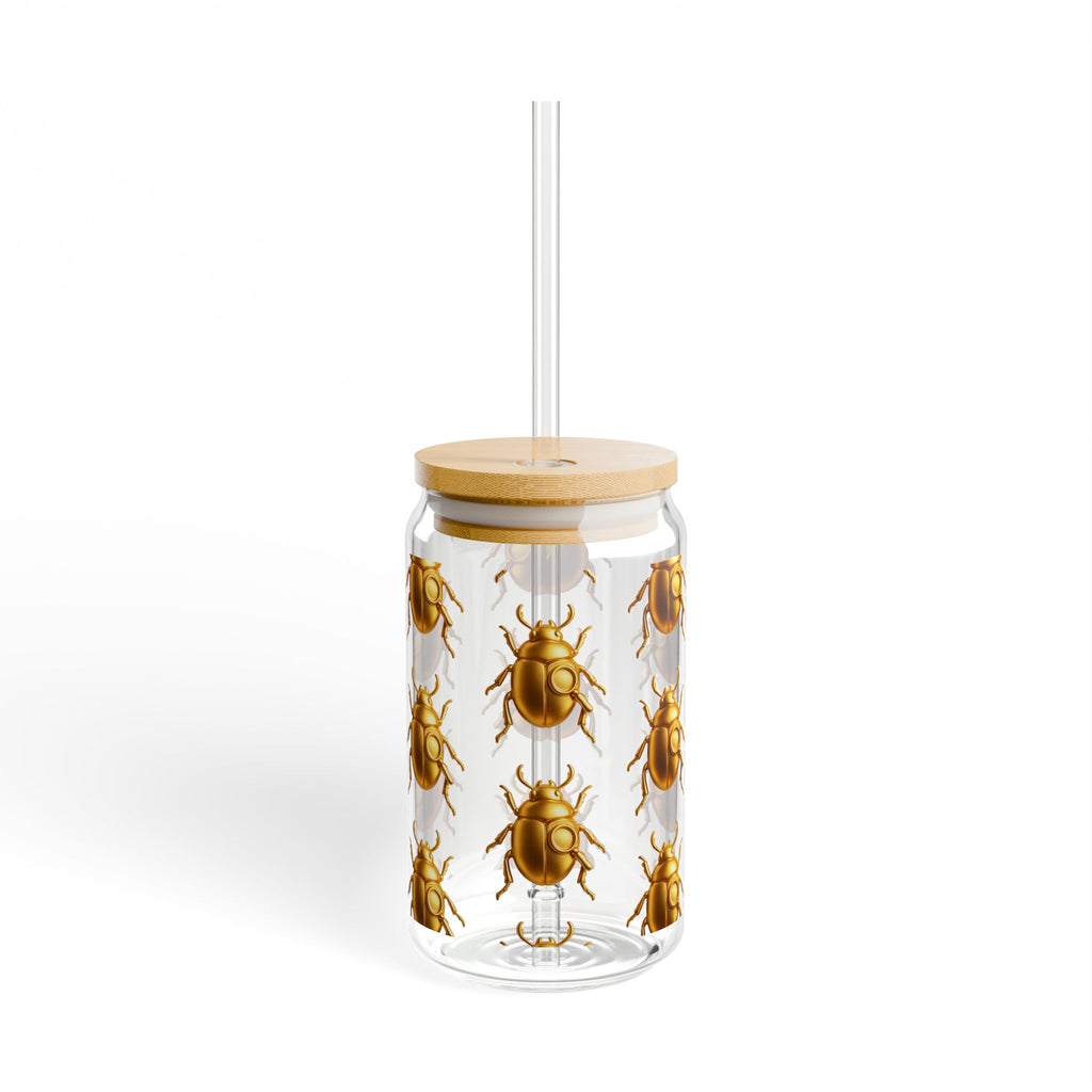 "GOLDEN SWARM" Sipper Glass, 16oz