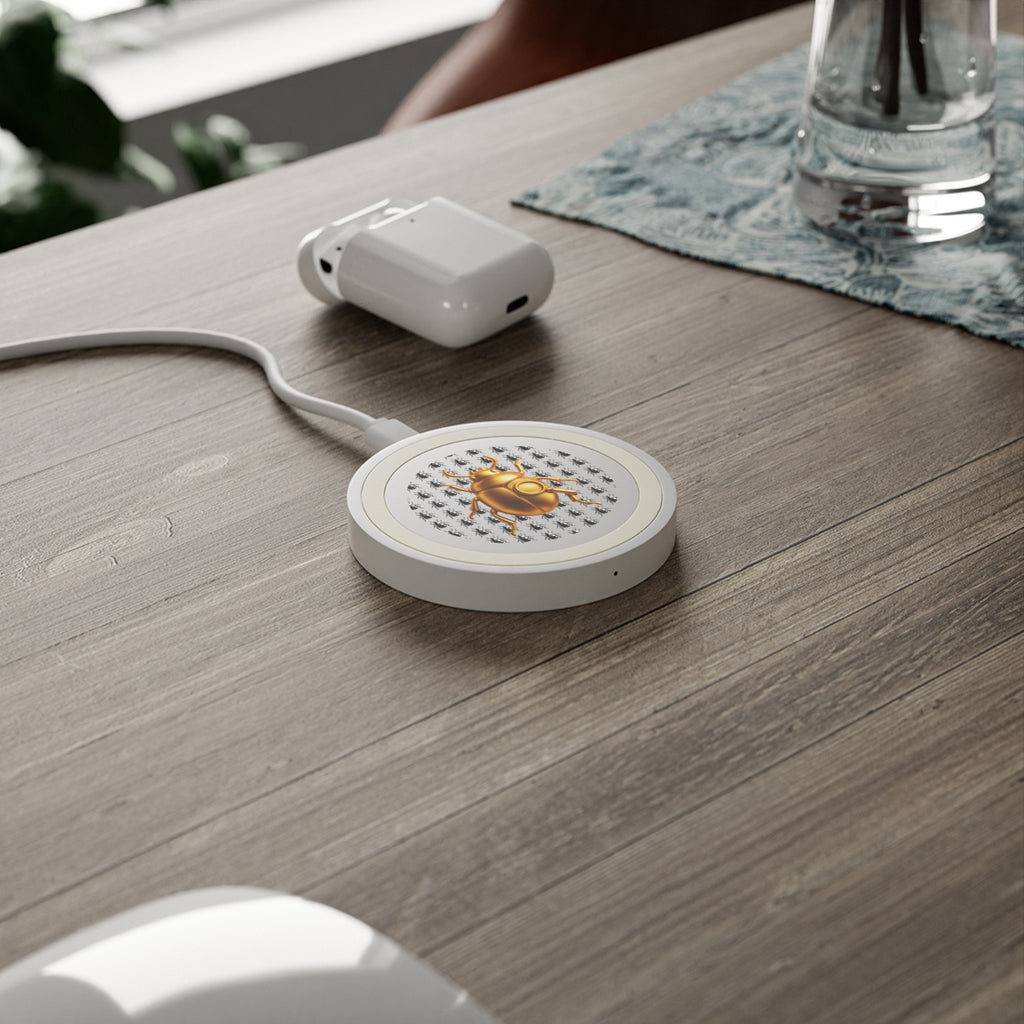 ⚡ “THE GOLDEN PLATE OF POWER” Quake Wireless Charging Pad