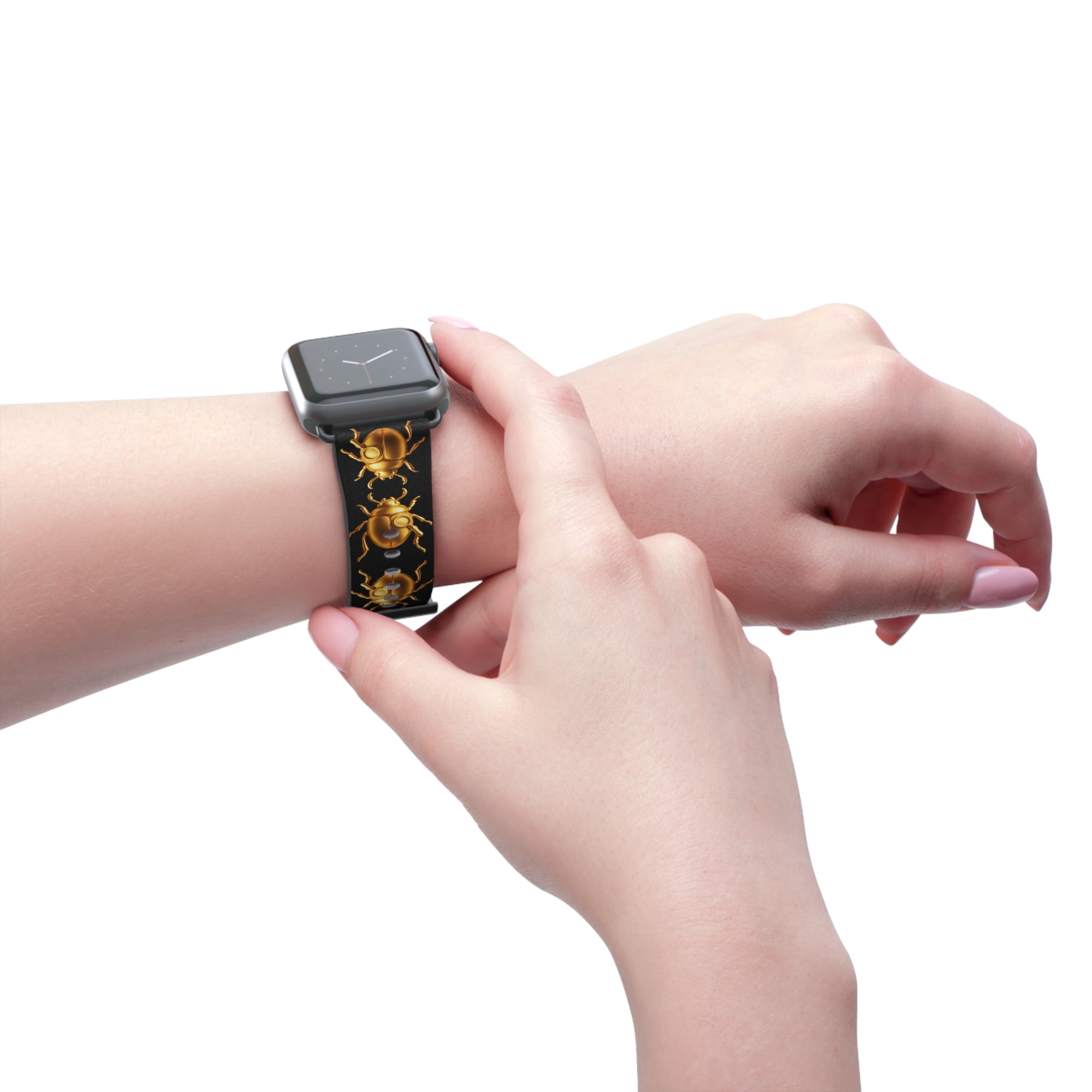 Golden Beetle Parade Apple Watch Band