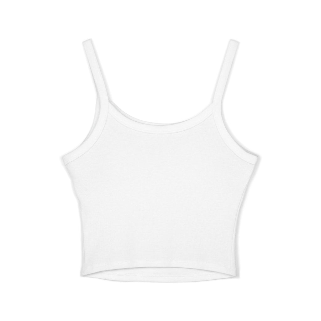 ✨ “BUGS ON MY CHEST” CROP TANK Golden Beetle Edition - Women's Spaghetti Strap Tank Top