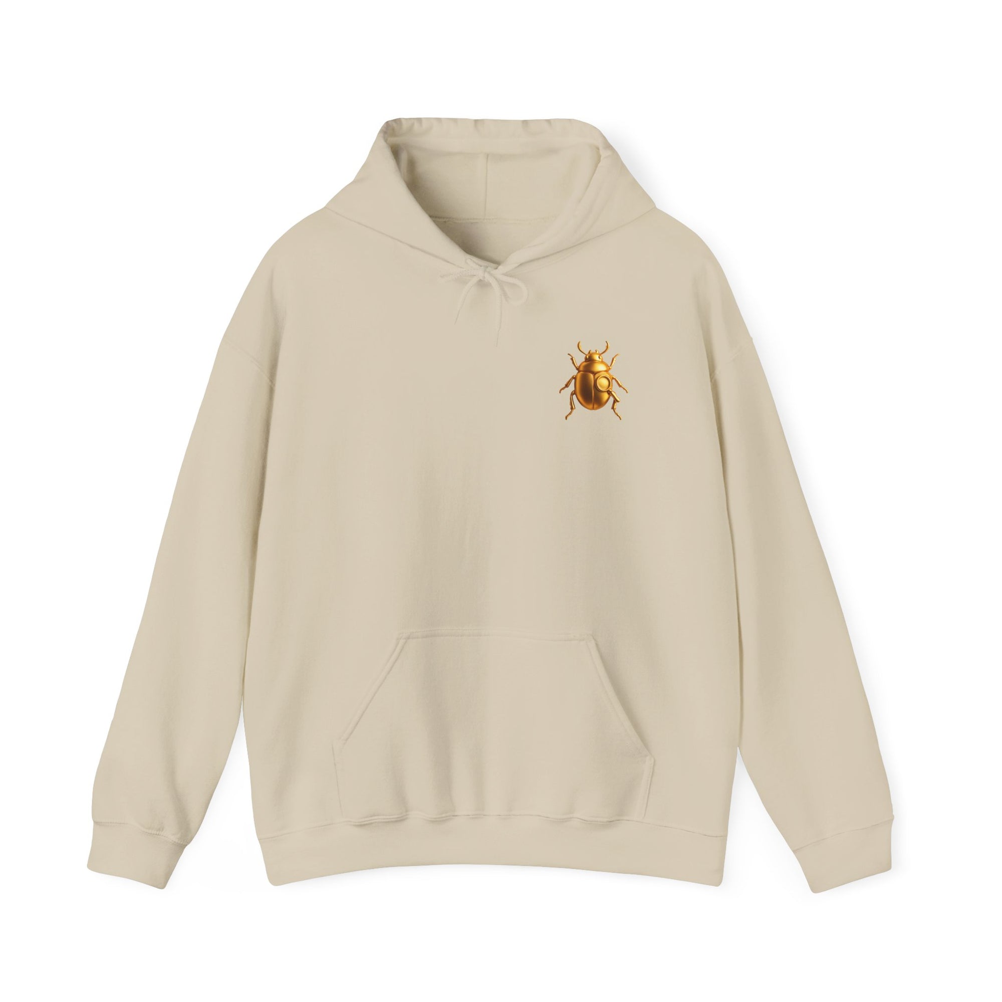 Gold Beetle Statement Hoodie Unisex Heavy Blend Hooded Sweatshirt