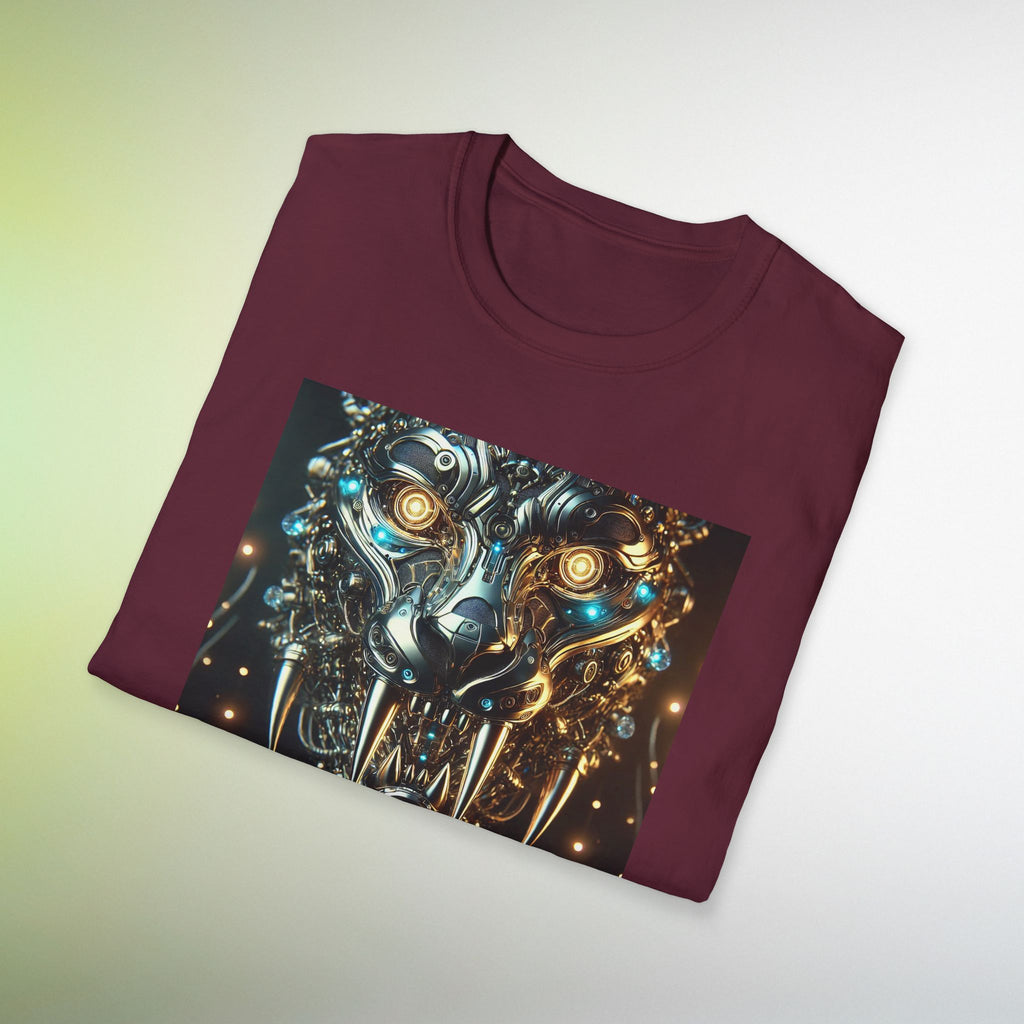 Cyber Wolf T-Shirt | Futuristic Steampunk Wolf Graphic Tee Sci-Fi Streetwear