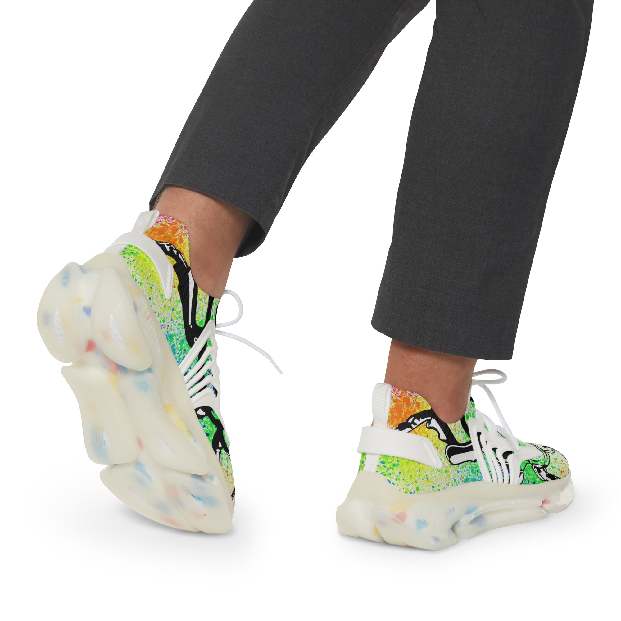 👟 “MULTIVERSE DRIP V1” Quantum Colorburst Mesh Sneakers