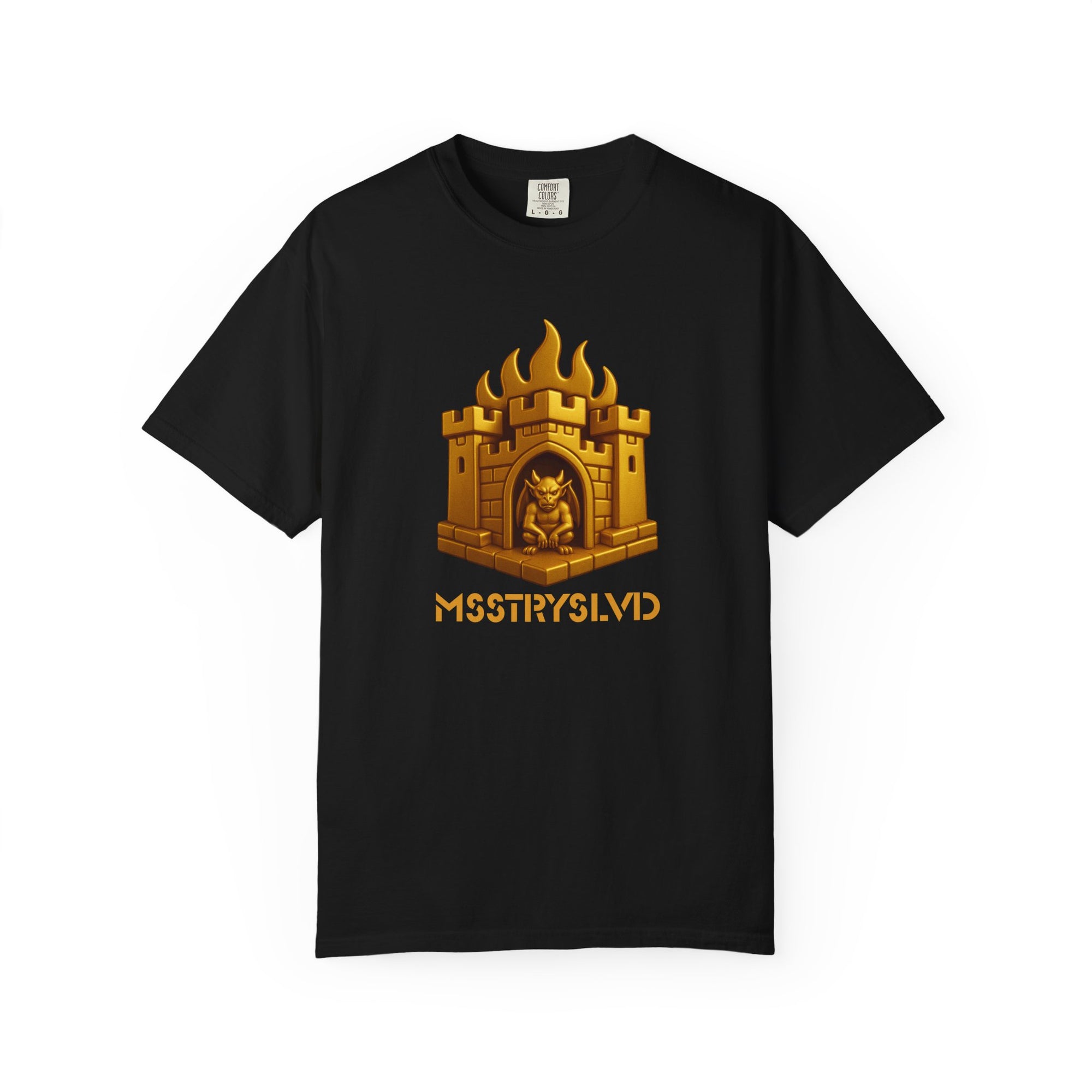 “GOLDEN CITADEL V1” Graphic T-Shirt – Golden Castle Beetle Vault Rush Streetwear Edition For Men & Women