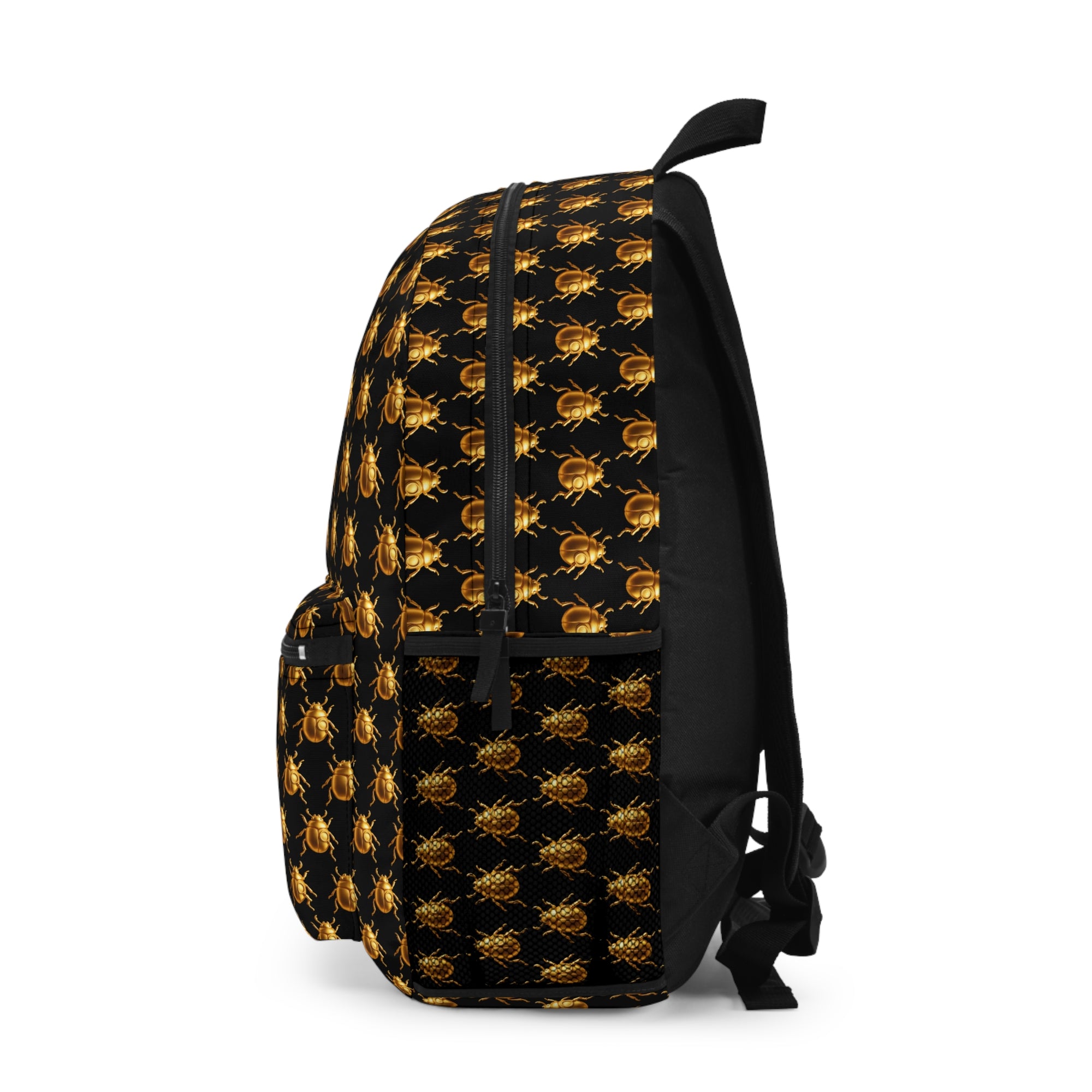 The Scarab Squad Backpack – Gold Insect Edition For Men & Women