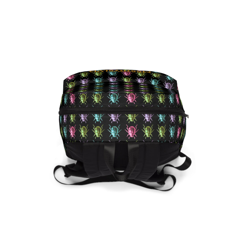 Bug Pop Color Crawl Backpack Neon Beetle – Insect Edition For Men & Women Backpack