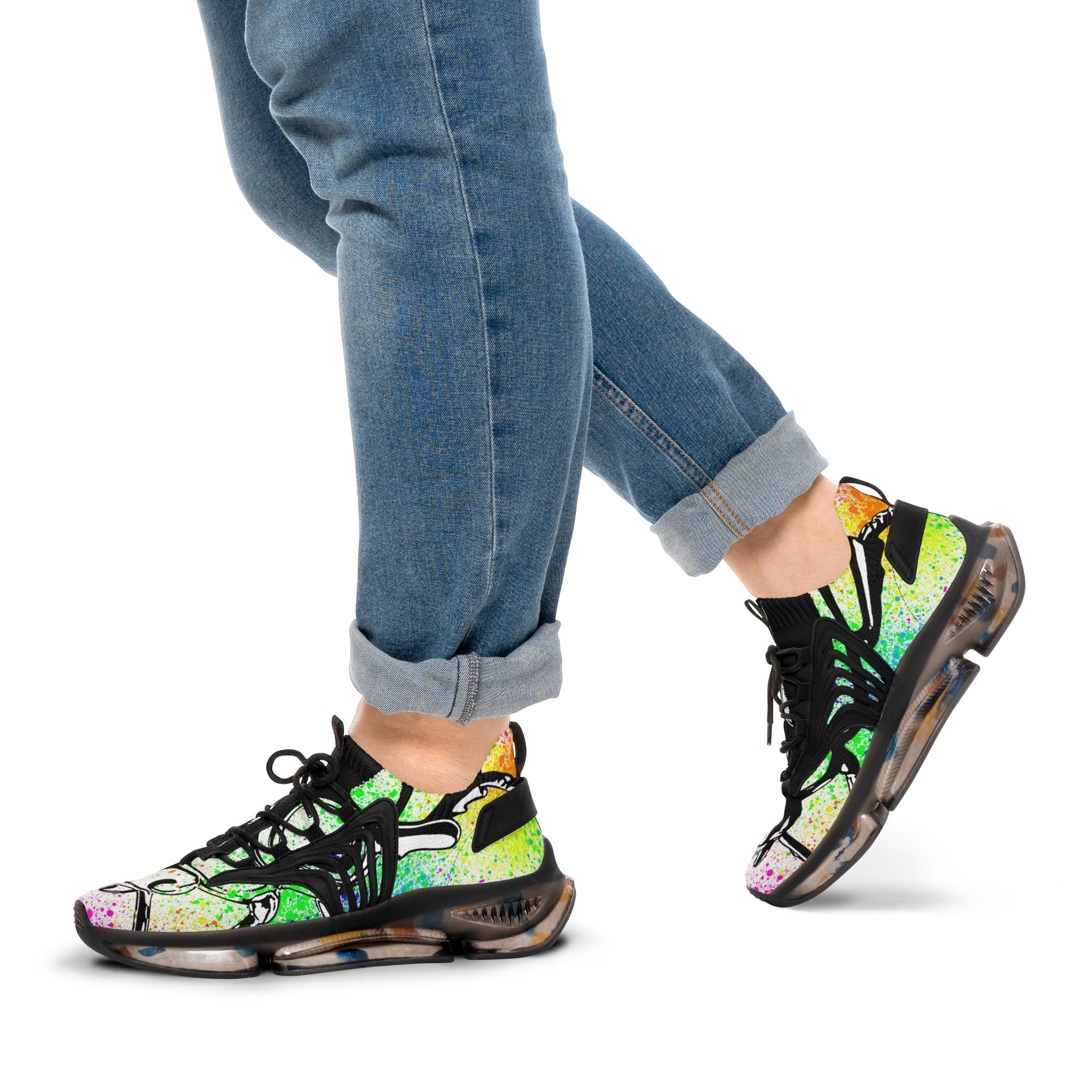 👟 “MULTIVERSE DRIP V1” Quantum Colorburst Mesh Sneakers