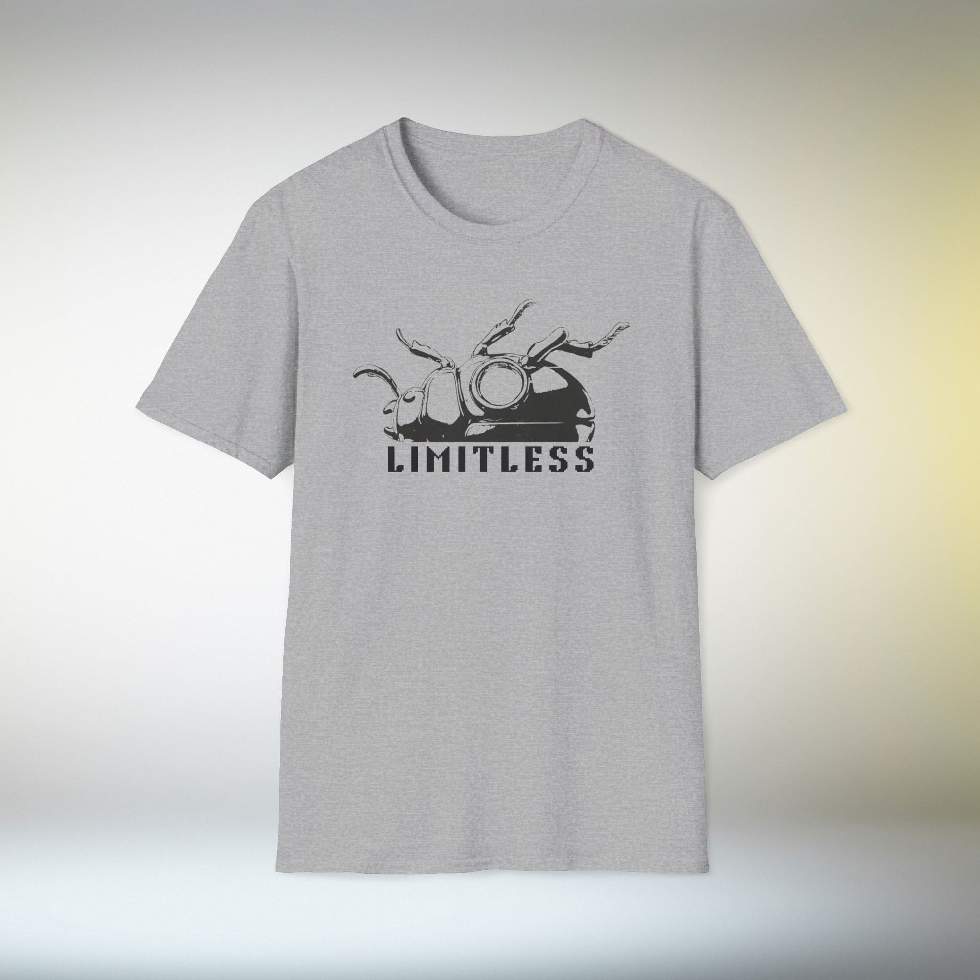 Limitless Beetle T Shirt | Minimal Black White Graphic Tee | Modern Streetwear Shirt | Symbolic Insect Art T-Shirt | Unisex Tee