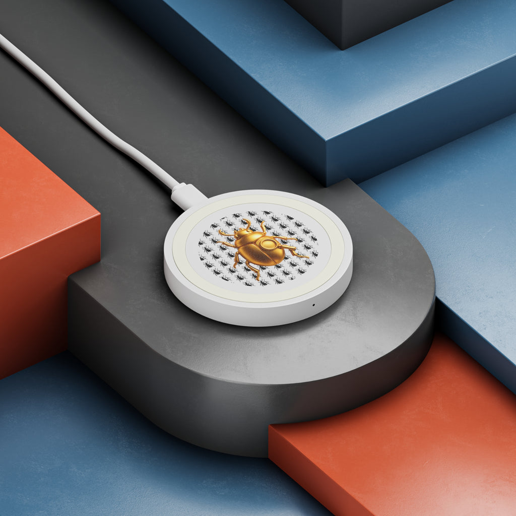 ⚡ “THE GOLDEN PLATE OF POWER” Quake Wireless Charging Pad