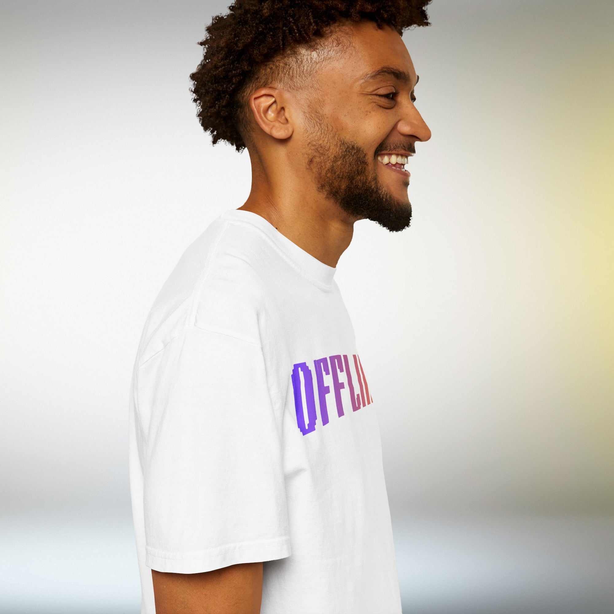 OFFLINE Graphic T Shirt Aesthetic Streetwear Tee, Unisex Minimal Typography Shirt, Travel Pastel Fashion Top