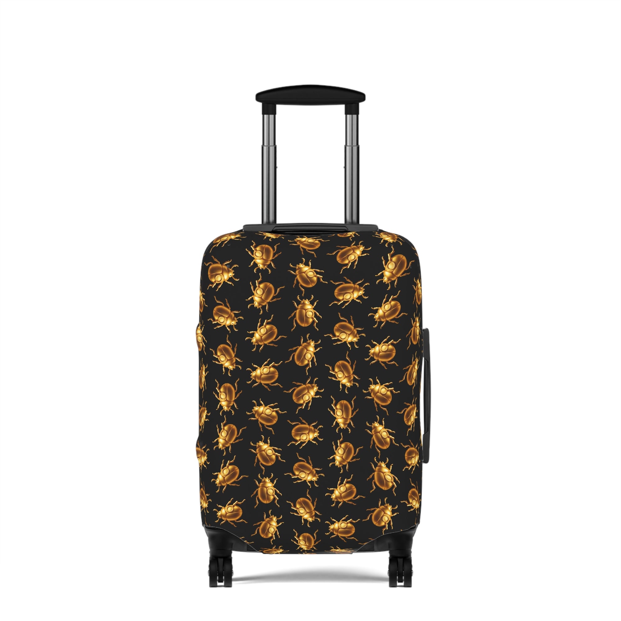 ✈️ "BUGGED AND COVERED" Golden Beetle Luggage Cover