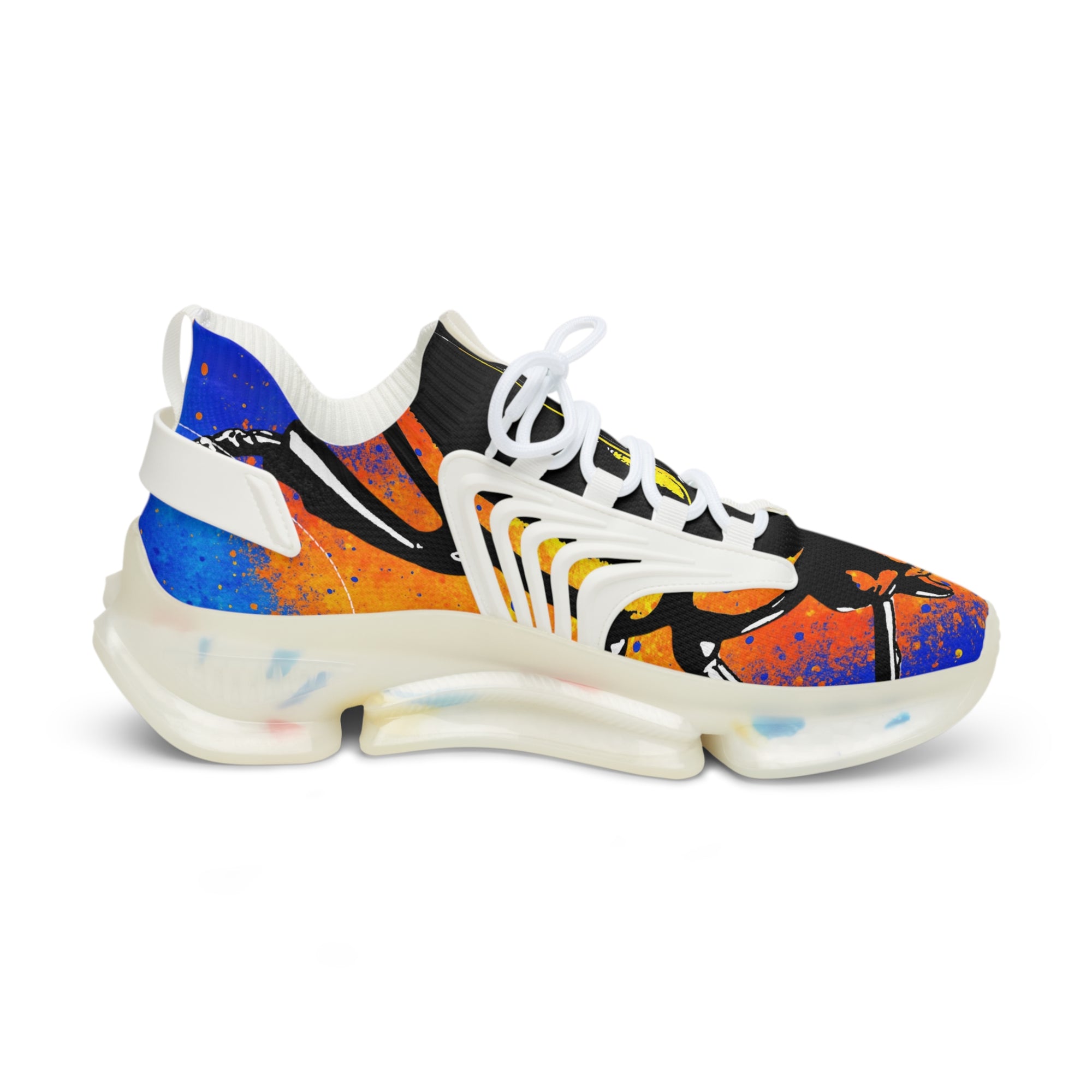 👟 “GLITCHSTEP V1” Quantum Mesh Sneakers – Cosmic Graffiti Edition