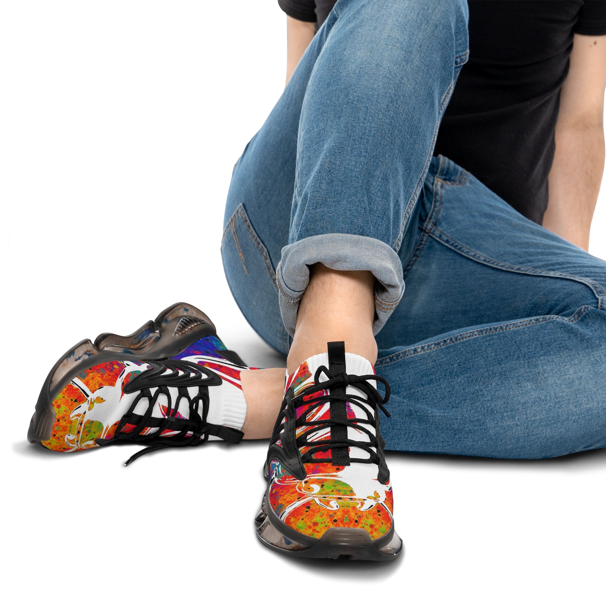 👟 “HYPERDRIP V1A” Full-Spectrum Chaos Mesh Sneakers
