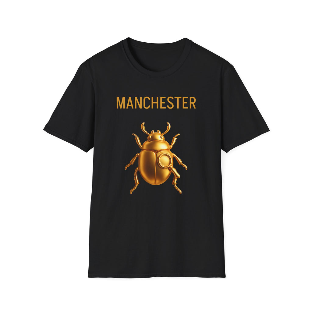 Manchester - Golden Beetle Unisex Softstyle T-Shirt