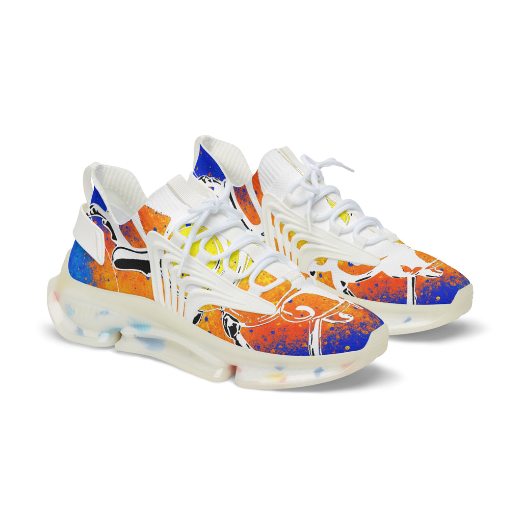 👟 “GLITCHSTEP V1A” Quantum Mesh Sneakers – Cosmic Graffiti Edition